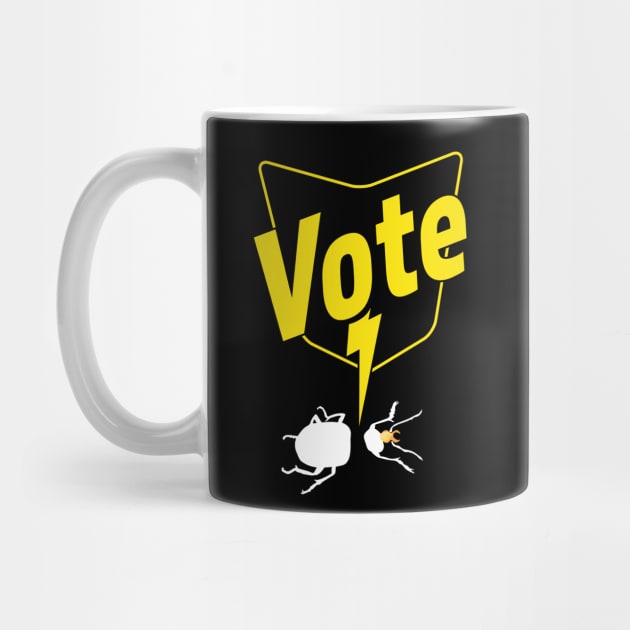 Know Your Parasites Vote Bug Spray by OrangeMonkeyArt